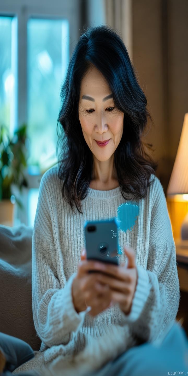 女子久坐刷手机致眼中风预防指南